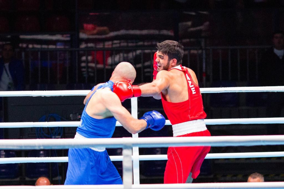 Azerbaijani boxer defeated his Armenian opponent and won license for Paris-2024-PHOTO 