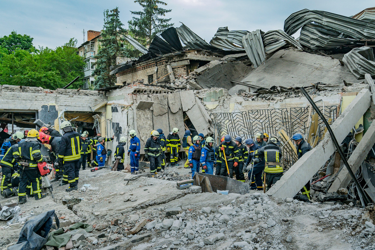 Search and rescue operations finish in Ukraine's Kramatorsk as death toll rises to 12