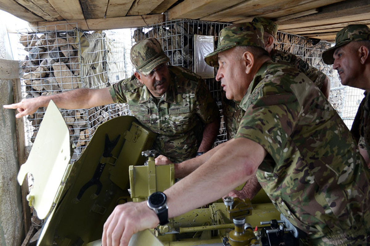 Chief of the General Staff of the Azerbaijan Army visited several combat positions