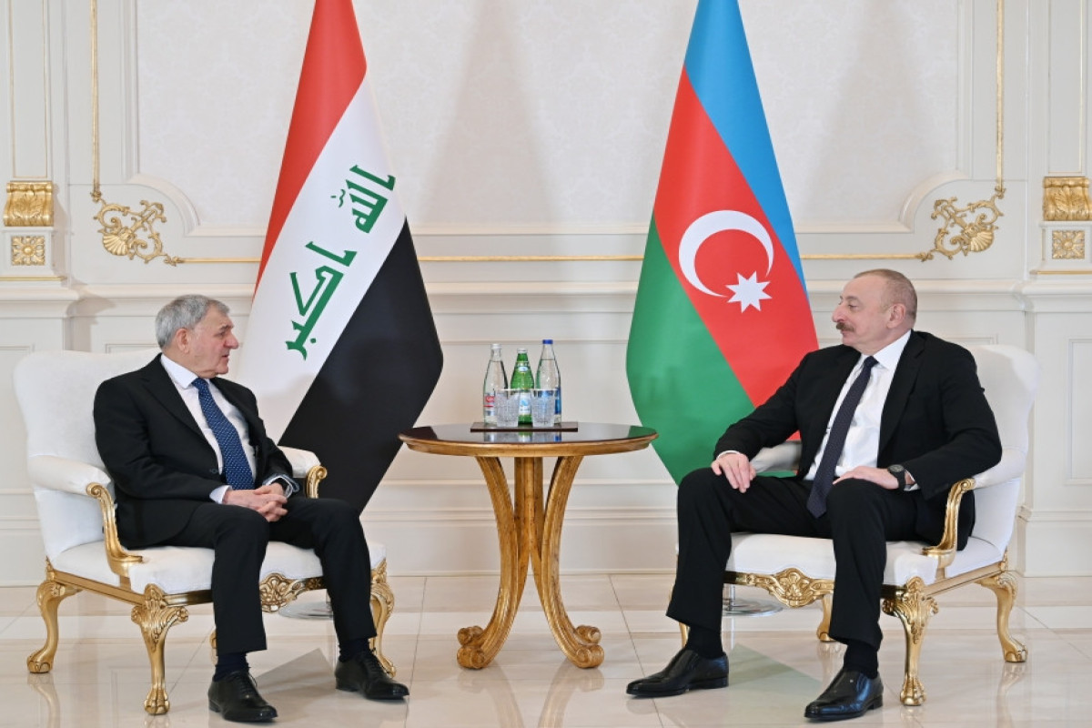 President Ilham Aliyev met with President of Iraq Abdullatif Jamal Rashid -UPDATED 