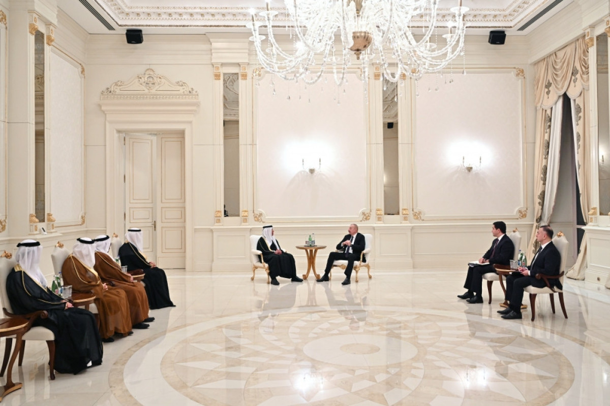 President Ilham Aliyev received member of Federal Supreme Council of United Arab Emirates