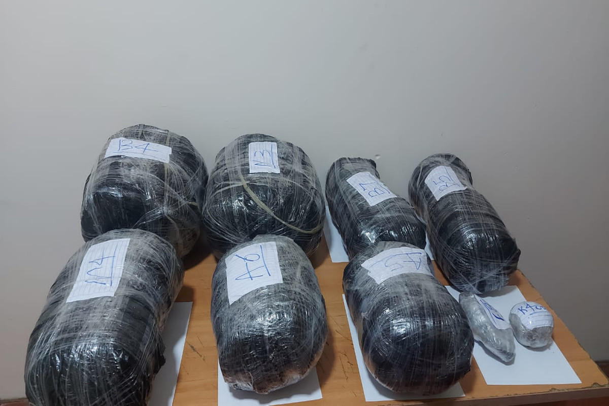 Azerbaijan prevents 62 kg of narcotic smuggling from Iran-PHOTO 
