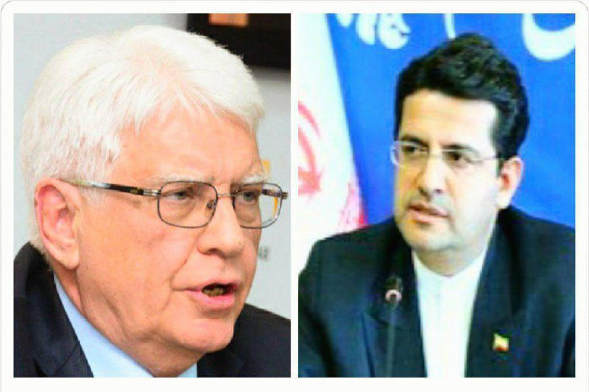 Iranian and Russian ambassadors to Azerbaijan met