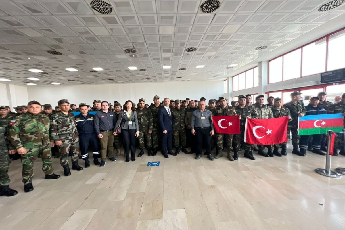 Next group of agile rescue forces of MES left Türkiye for Azerbaijan-VIDEO 