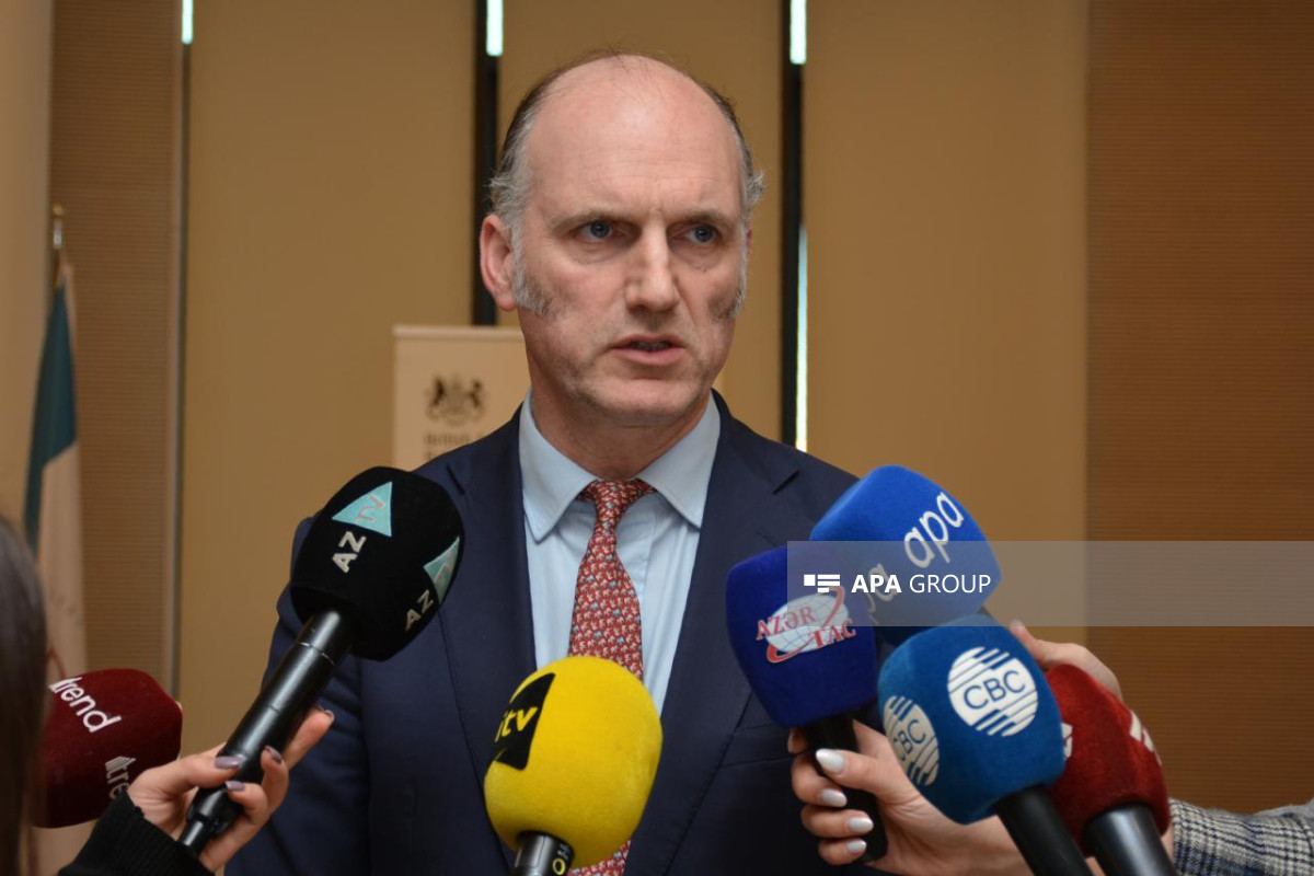 British Minister for Europe and North America Leo Docherty