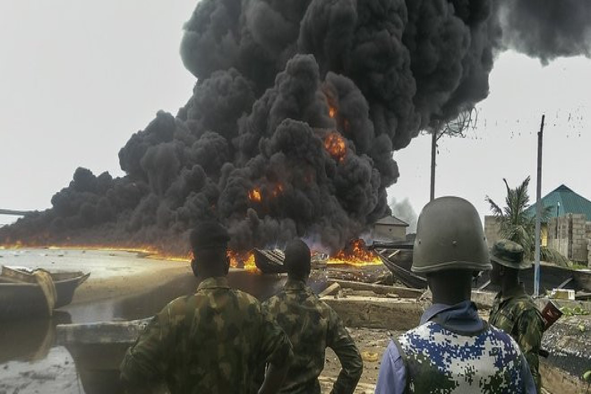 Illegal refinery blast in Nigeria kills at least 12