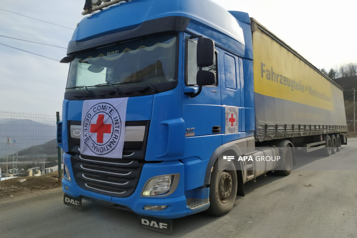 7 vehicles of ICRC unimpededly passed through Azerbaijan's Lachin-Khankandi road-UPDATED -PHOTO -VIDEO 