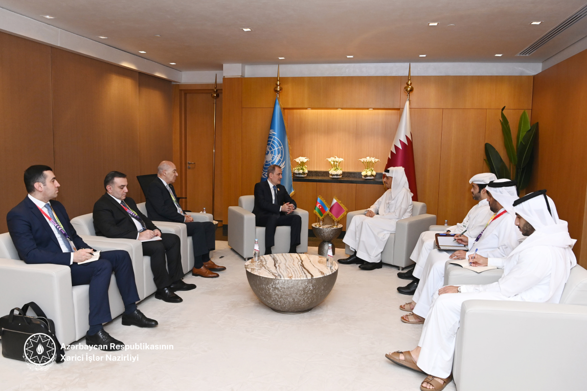 Azerbaijani, Qatari top diplomats met