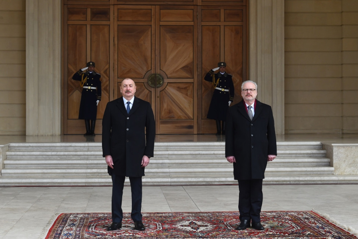 Official welcome ceremony was held for President of Latvia Egils Levits