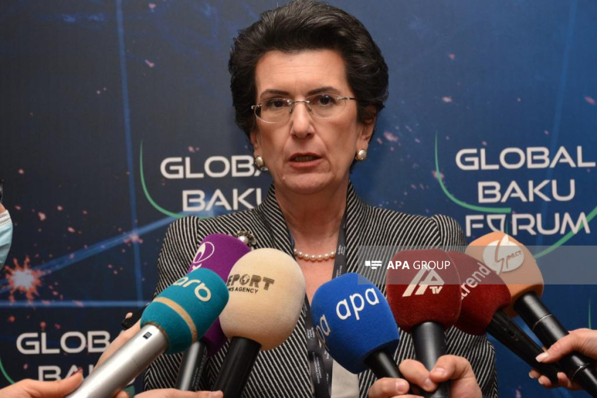Nino Burjanadze, previous chairperson of Parliament of Georgia