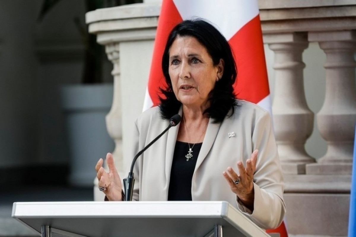 Georgian President Salome Zurabishvili