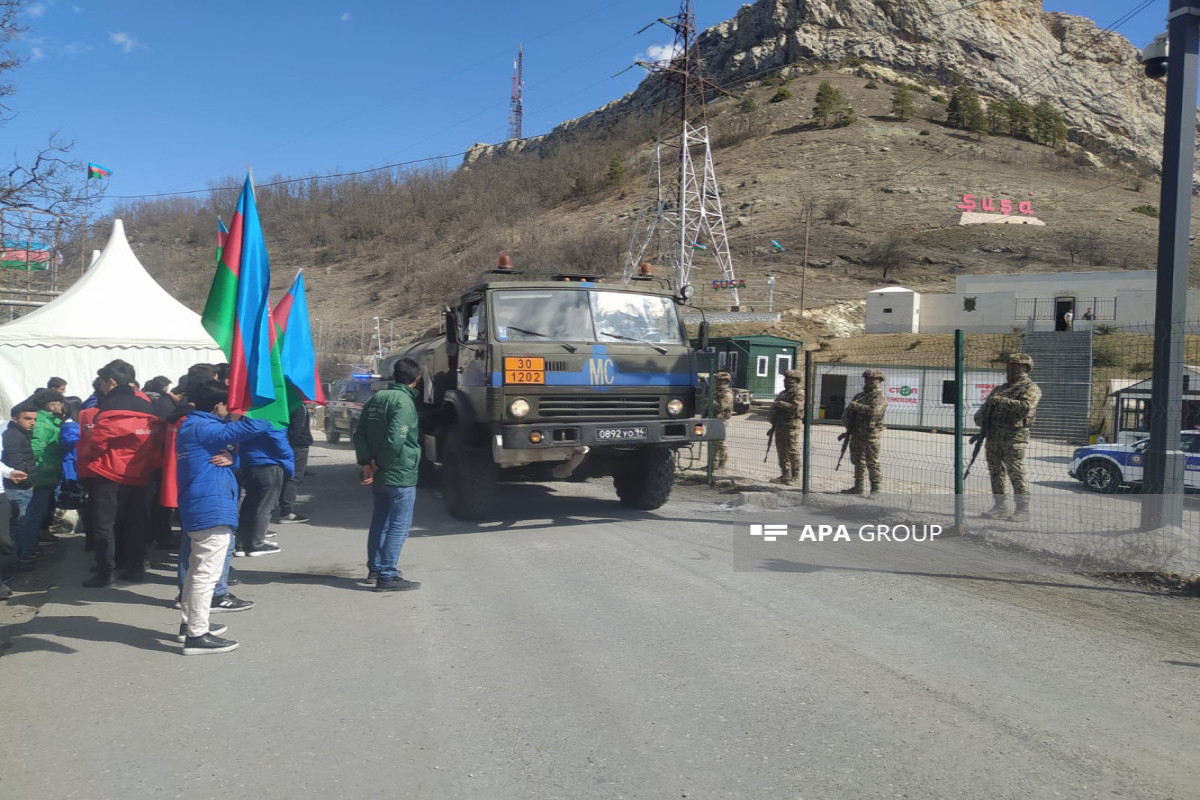 Another convoy of vehicles belonging to RPC unimpededly passed through Azerbaijan's Lachin-Khankandi road-PHOTO -UPDATED-1 