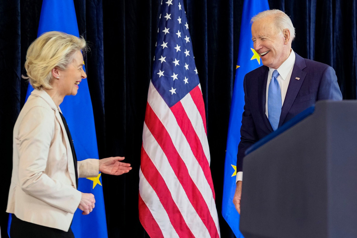European Commission President Ursula von der Leyen, U.S. President Joe Biden