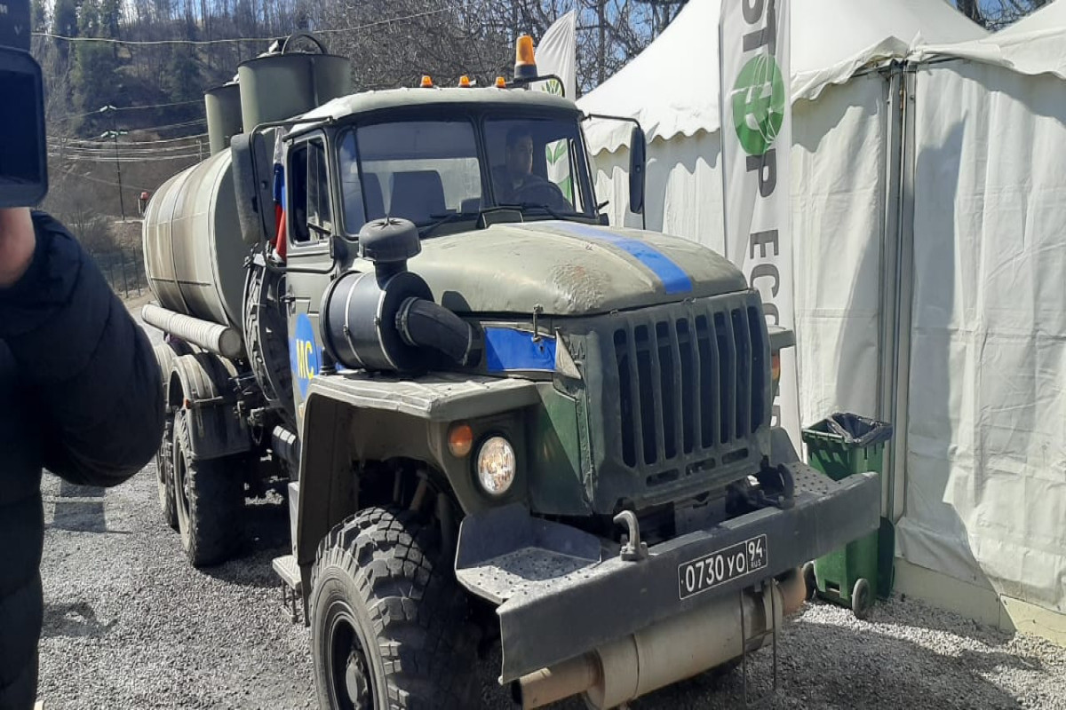 One more convoy belonging to RPC unimpededly passed through Lachin-Khankendi road of Azerbaijan-PHOTO -UPDATED 