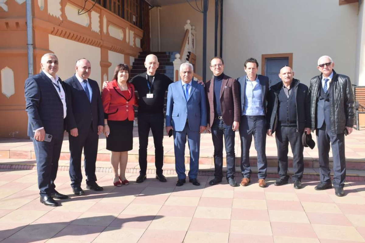 Israel's former PM visited Guba-PHOTO 