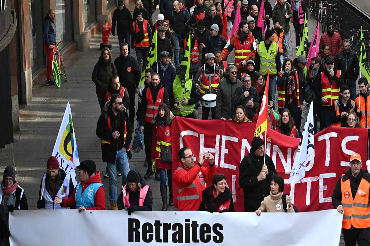 France faces another day of nationwide protests against Macron's pension plans