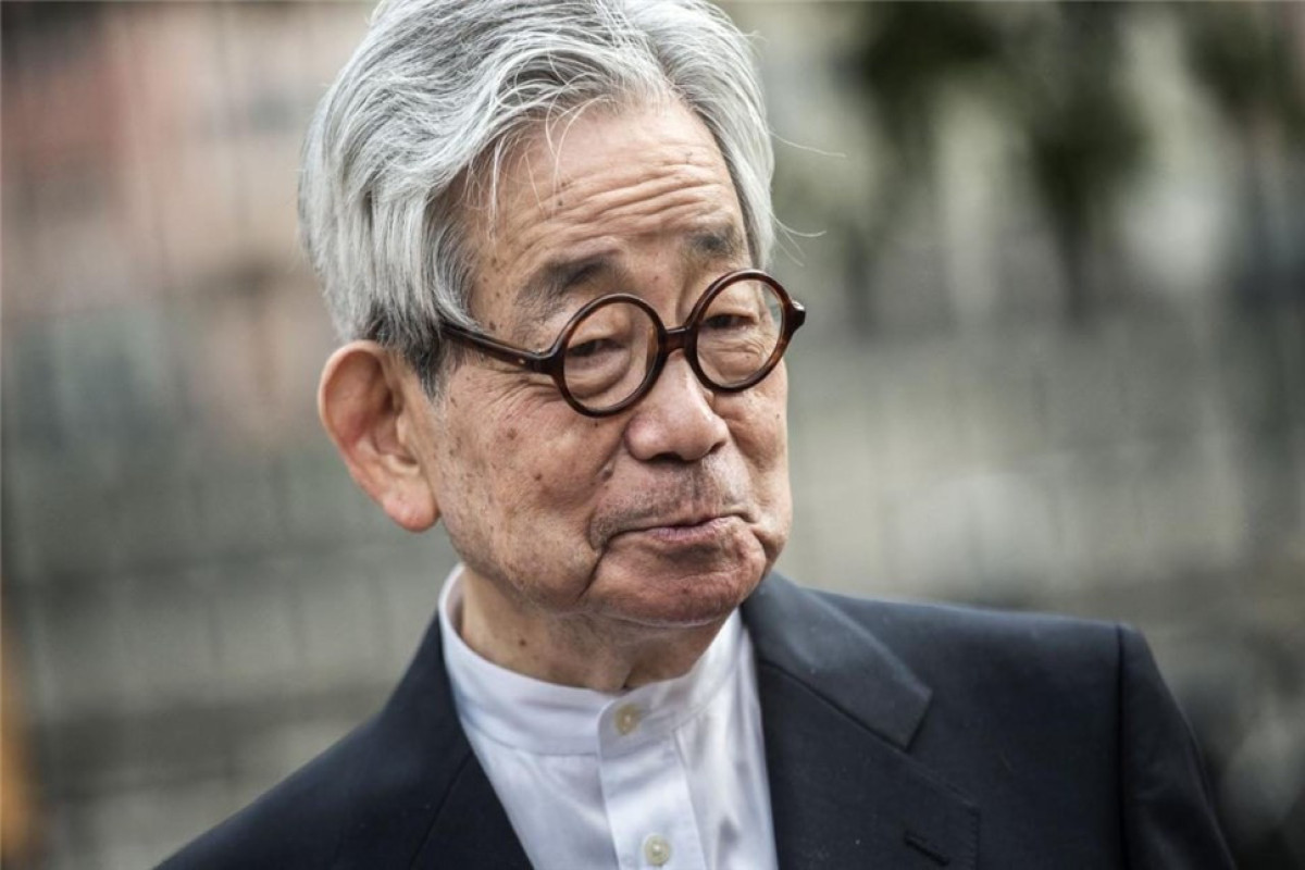 Japanese novelist Kenzaburo Oe
