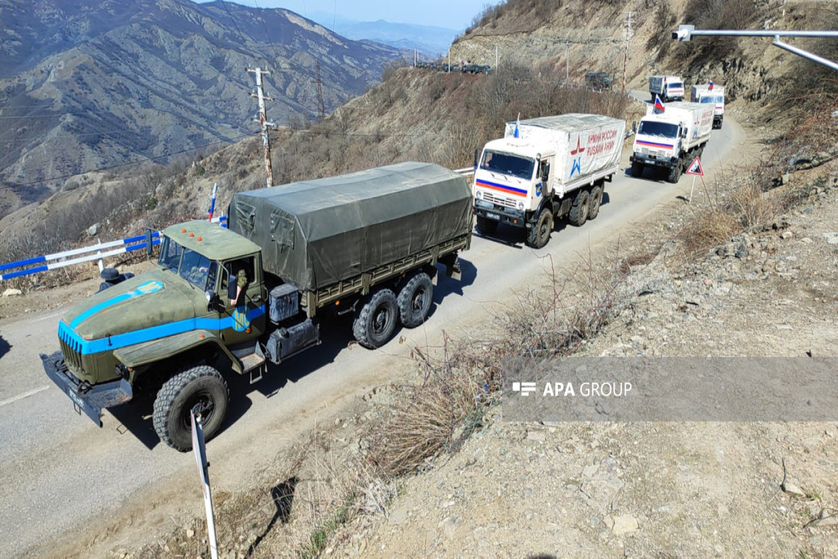 Convoy of vehicles belonging to RPC unimpededly passed through Azerbaijan's Lachin-Khankandi road-PHOTO 