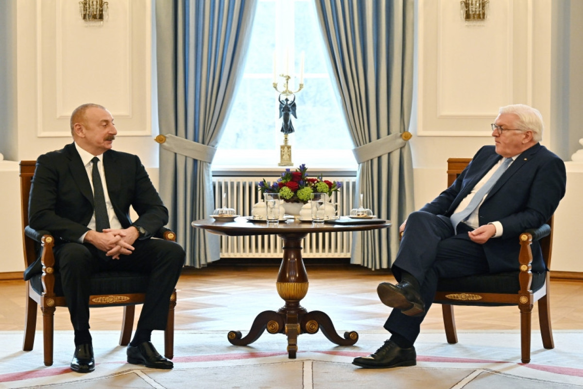 President Ilham Aliyev,  President of the Federal Republic of Germany Frank-Walter Steinmeier