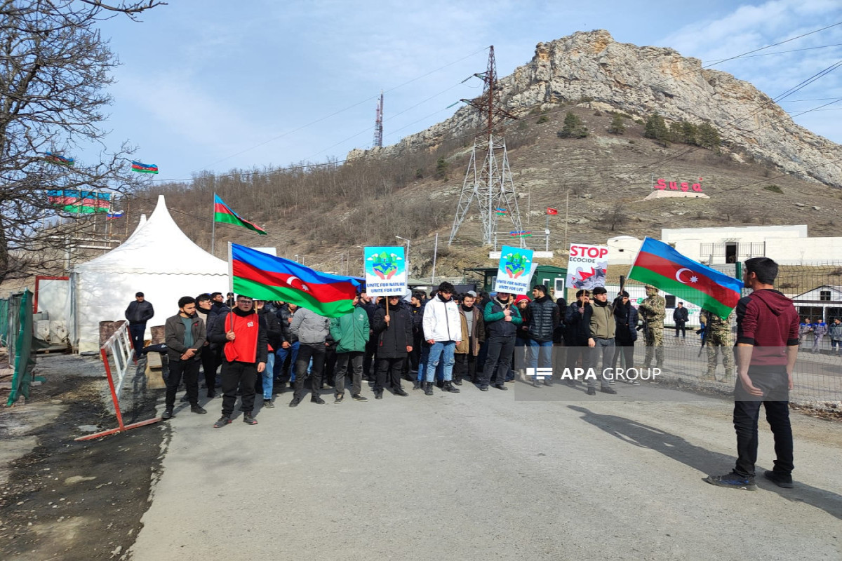 Protest action on Lachin-Khankandi road continues for 94 days