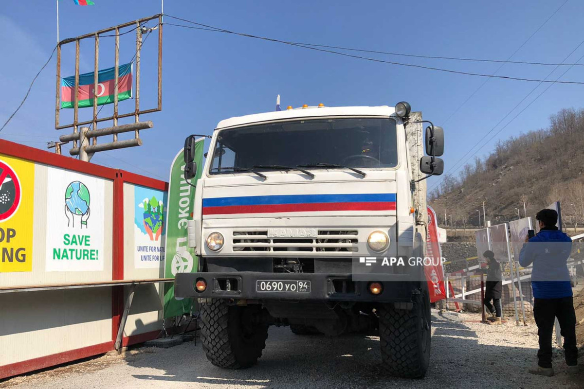 30 RPC vehicles made unhindered passage through Azerbaijan's Lachin-Khankandi road-PHOTO -UPDATED 