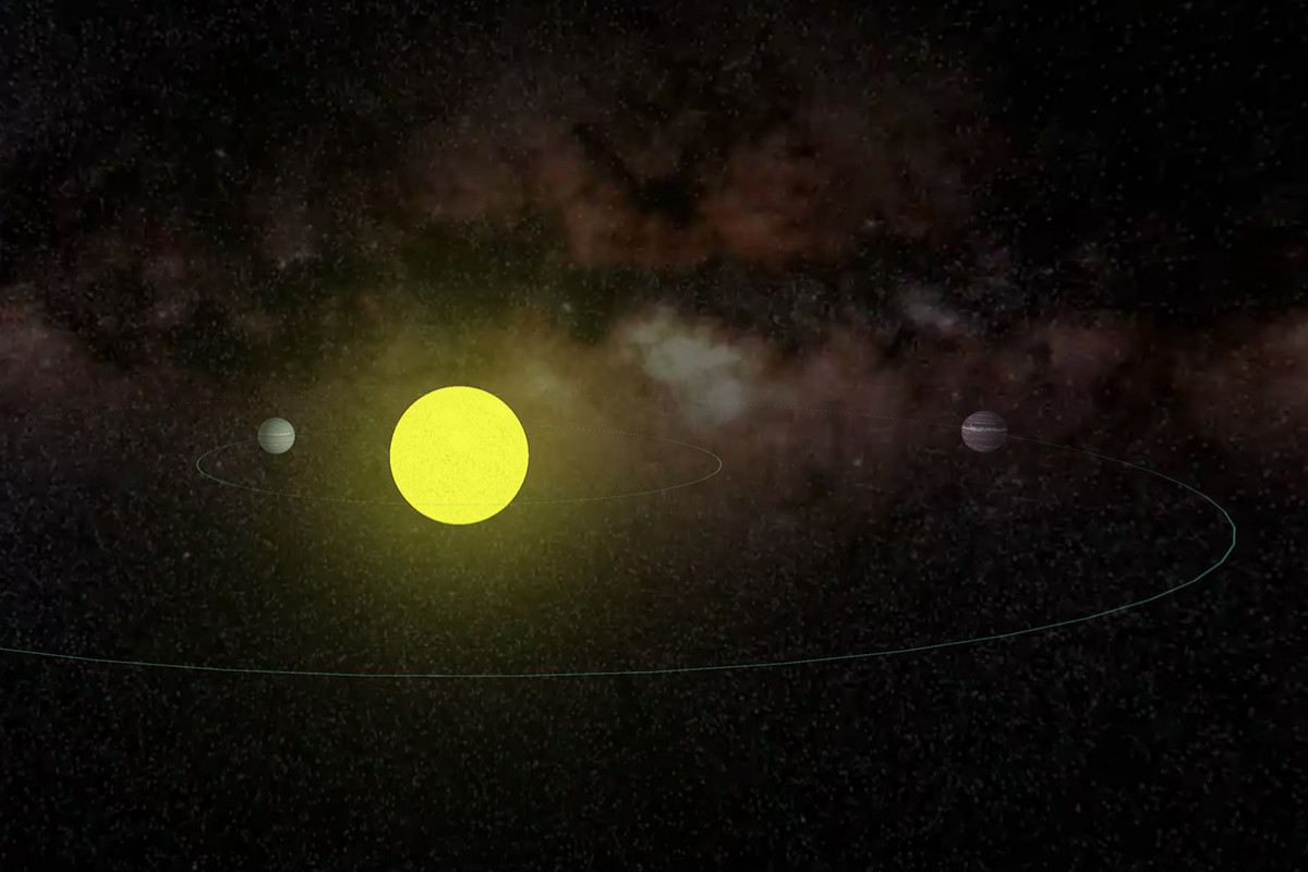 Two exoplanets orbiting a sun-like star discovered