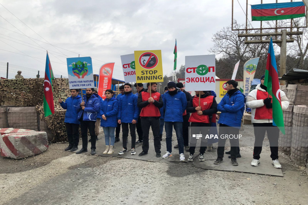Protest action on Lachin-Khankandi road continues for 95 days-PHOTO 