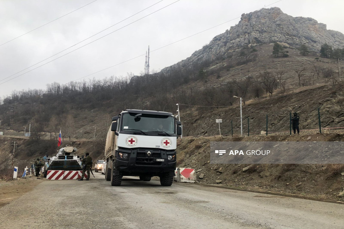 Vehicles belonging to ICRC unimpededly passed through Azerbaijan's Lachin-Khankandi road