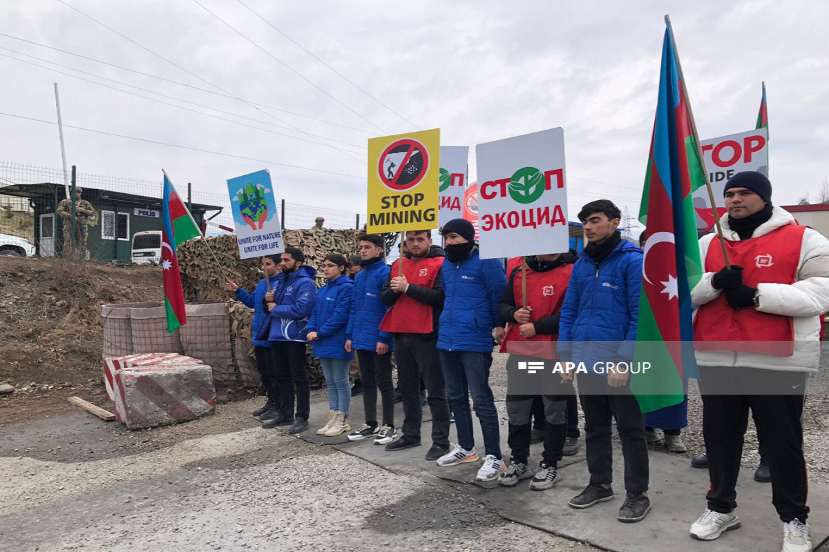 Protest action on Lachin-Khankandi road continues for 96 days