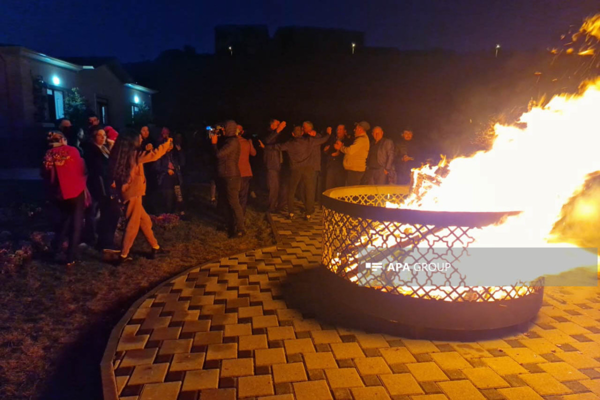 Novruz bonfire was lit in the village of Talysh for the first time in 30 years