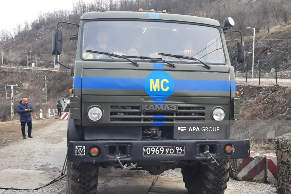 A total of 82 RPC vehicles unimpededly passed through Azerbaijan's Lachin-Khankandi road today-PHOTO -UPDATED-2 