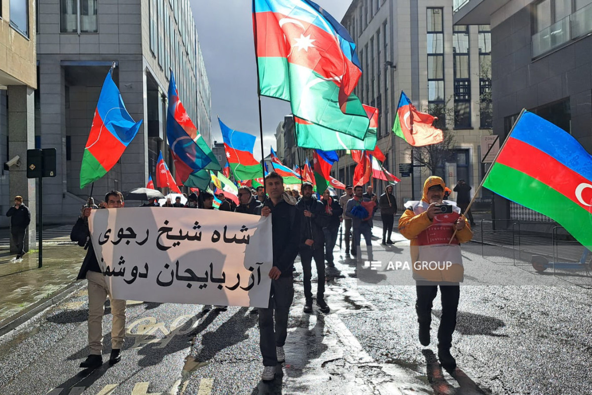 A statement was adopted following the march of Azerbaijanis against Iran in Brussels