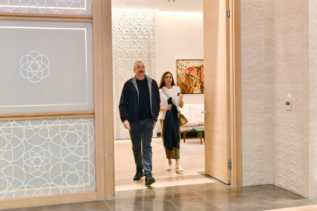 Baku Olympic Stadium hosted Qarabag vs Galatasaray charity match President Ilham Aliyev and First Lady Mehriban Aliyeva watched the match at the stadium-PHOTO -UPDATED 