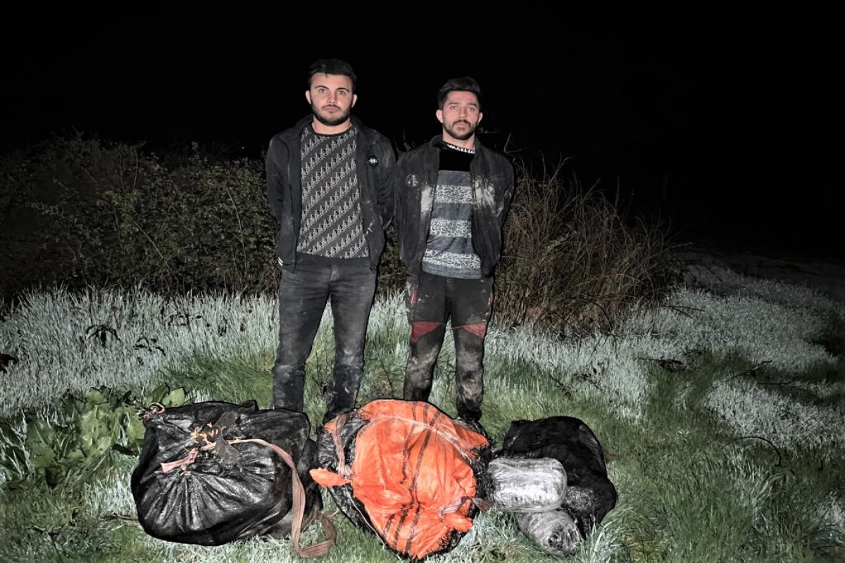 Azerbaijan detains 2 persons attempting to smuggle 41 kg of narcotic from Iran-PHOTO 