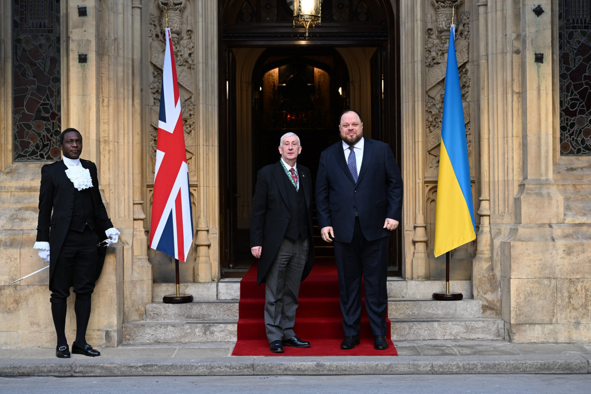 Chairman of Ukrainian Verkhovna Rada visited Britain
