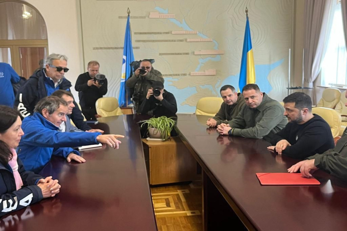 IAEA's Director General met with President of Ukraine  in Zaporizhzhya City
