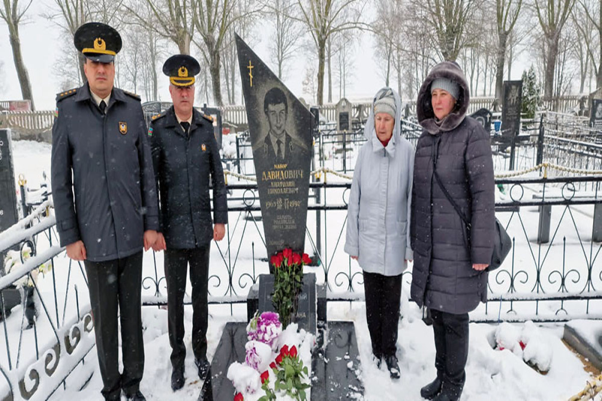 Azerbaijan National Hero Anatoliy Davidovich's memory was honored-PHOTO 