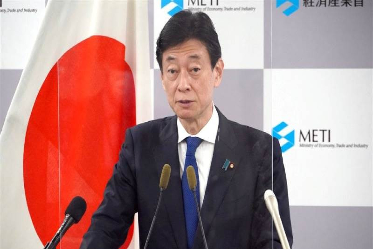 Yasutoshi Nishimura, Japan's Minister of Economy, Trade and Industry
