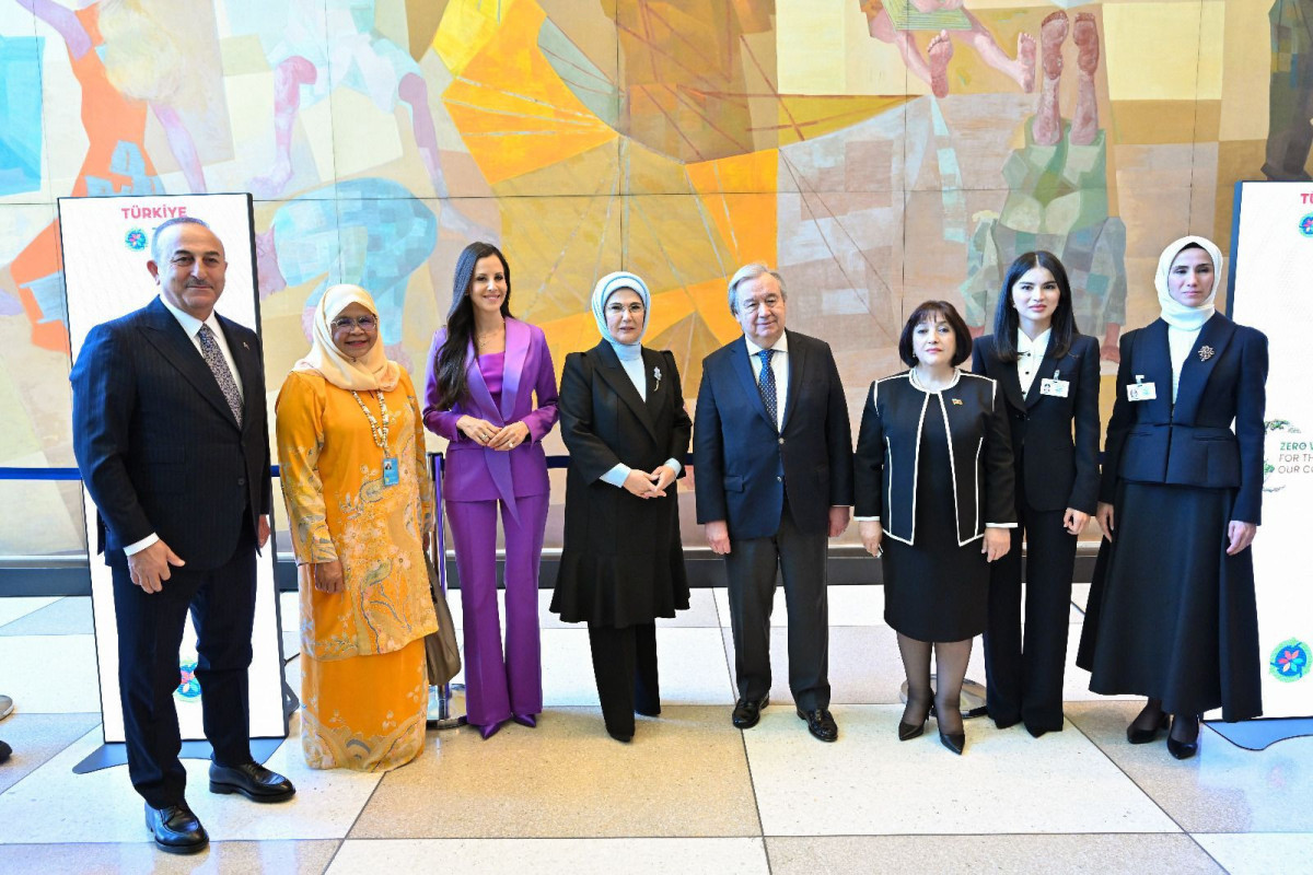 Speaker of Azerbaijani Parliament corner dedicated to the memory of the earthquake victims in Turkiye at the UN