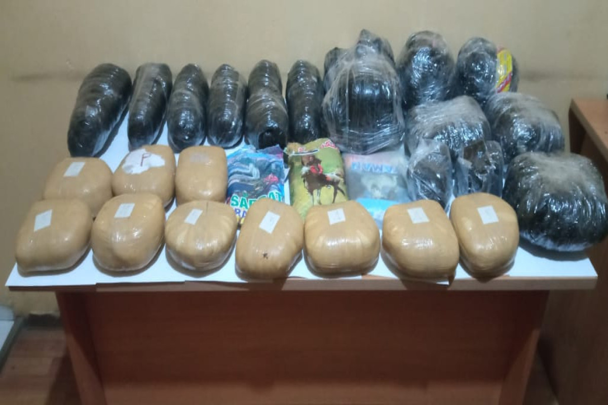 SBS: Transfer of 87 kg of drugs to Azerbaijan prevented-PHOTO 