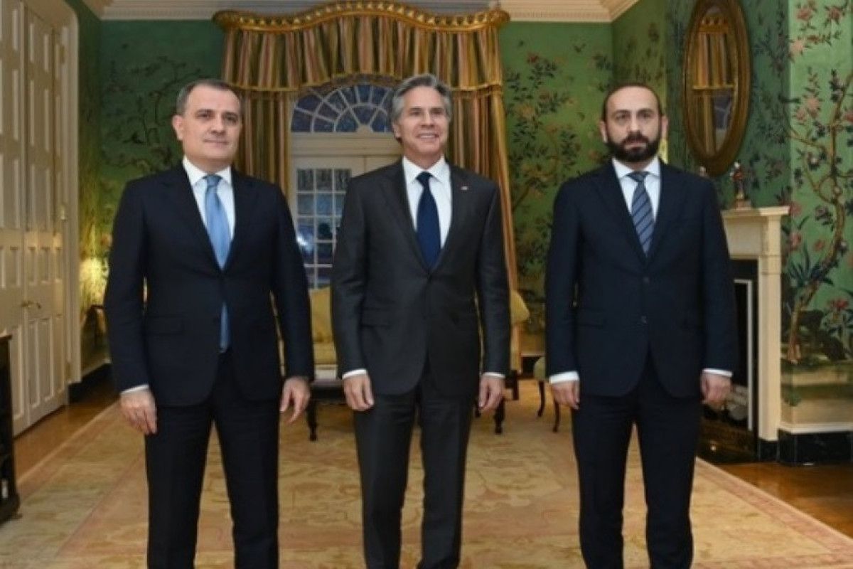 Meeting of the top Diplomats of Azerbaijan and Armenia kicked off with Blinken