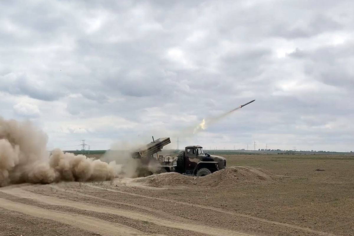 Exercises of Rocket and Artillery Troops of Azerbaijan Army are underway-VIDEO 