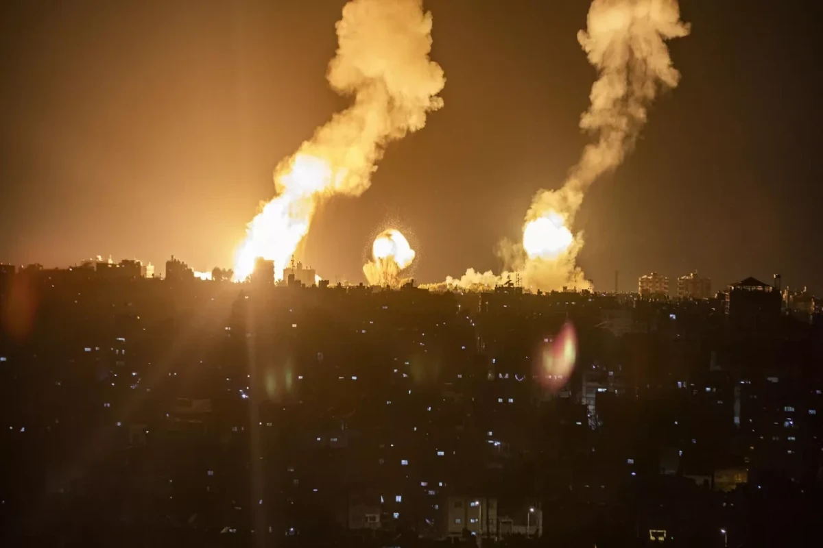 Israeli forces launch retaliatory strikes across Gaza Strip