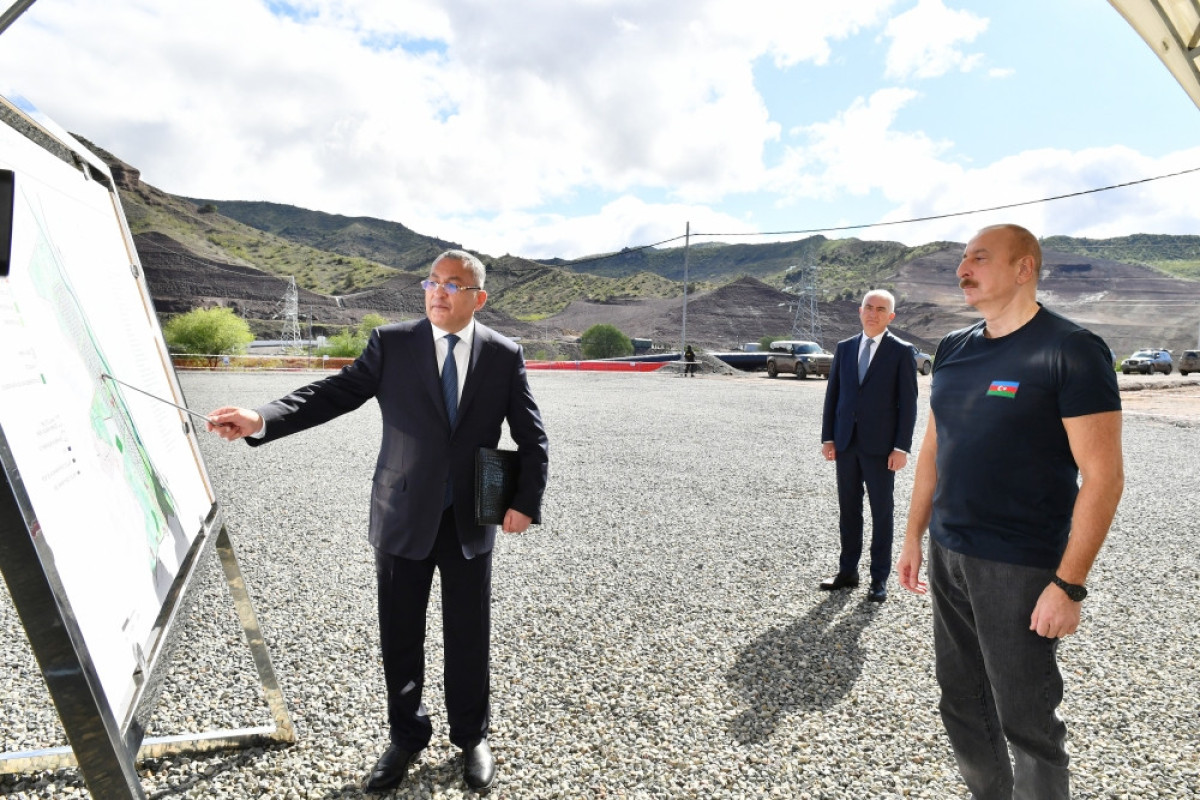 President laid foundation of Gulabird village settlement in Lachin-UPDATED 