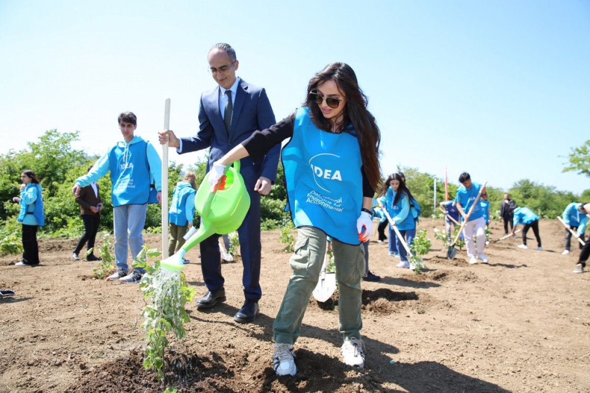 Leyla Aliyeva attended egological campaign dedicated to the 100th anniversary of the Great Leader Heydar Aliyev-PHOTO 