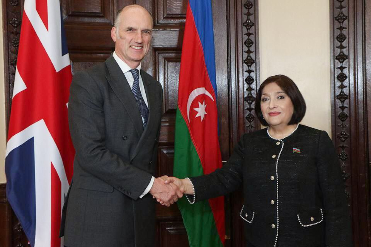 Azerbaijani Speaker meets with British Parliamentary Under Secretary of State Whilst in London