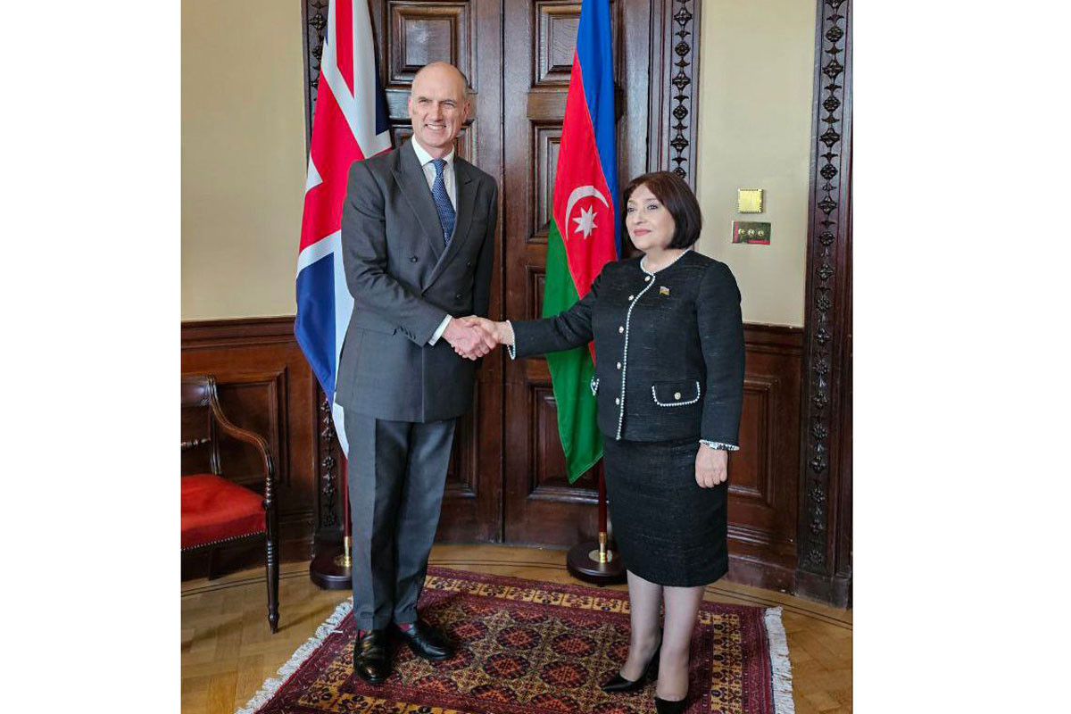 Azerbaijani Speaker meets with British Parliamentary Under Secretary of State Whilst in London