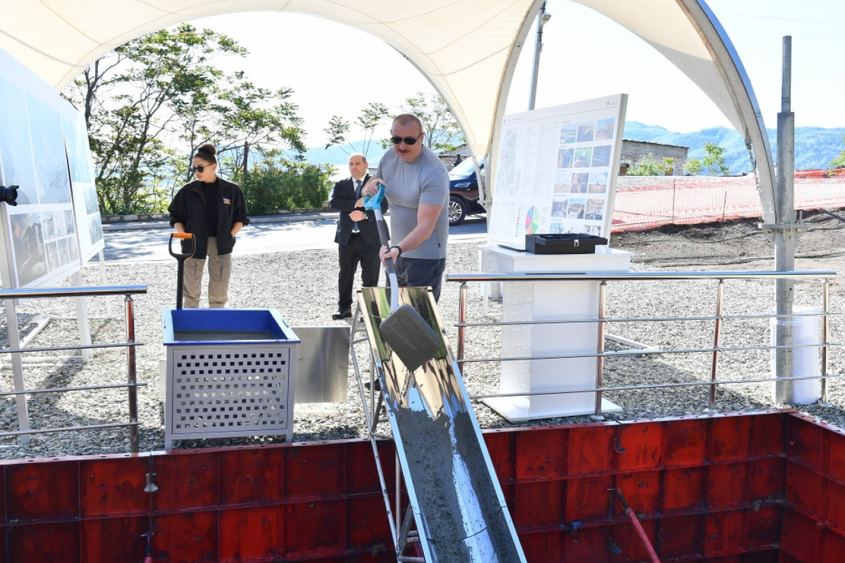 Foundation stone was laid for 1st residential quarter in Tugh village