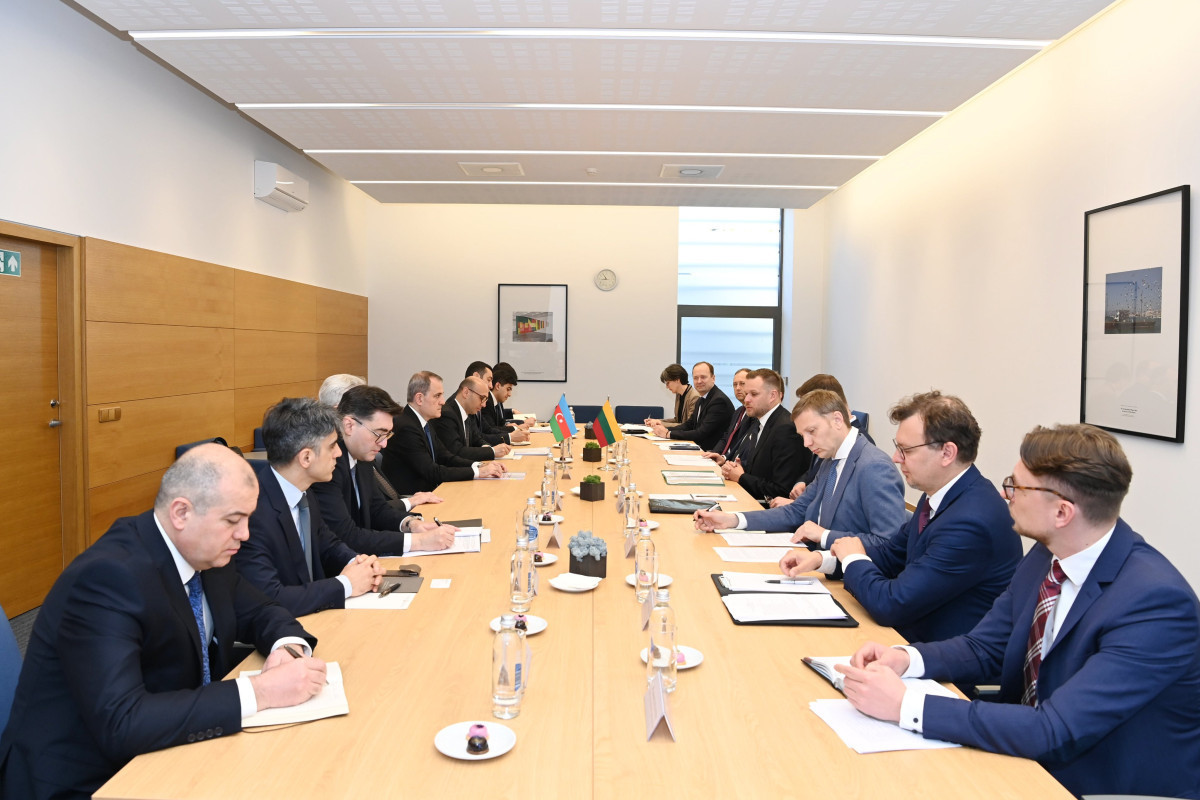 Azerbaijan's Top Diplomat met with his Lithuanian counterpart-UPDATED 
