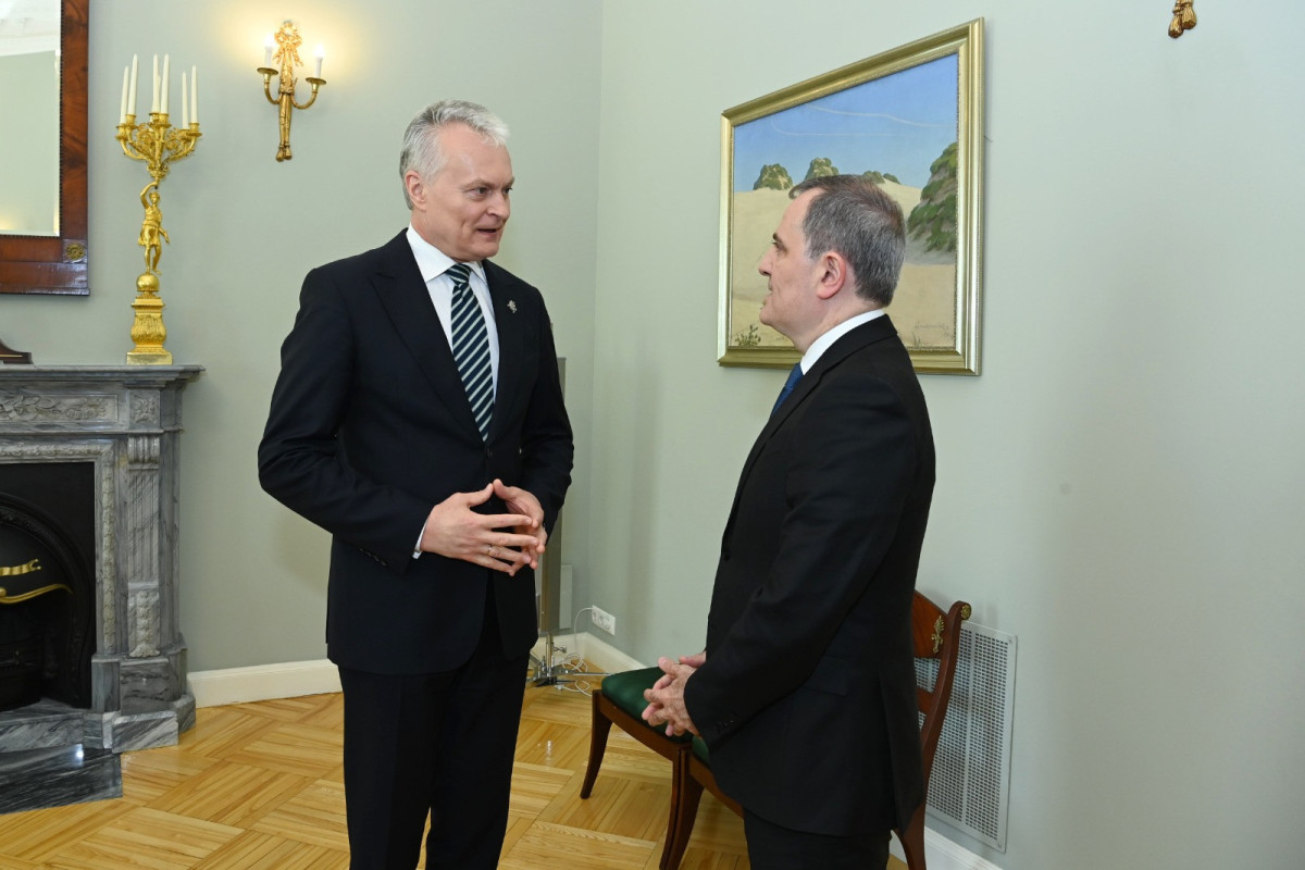 President of Lithuania received Azerbaijani FM